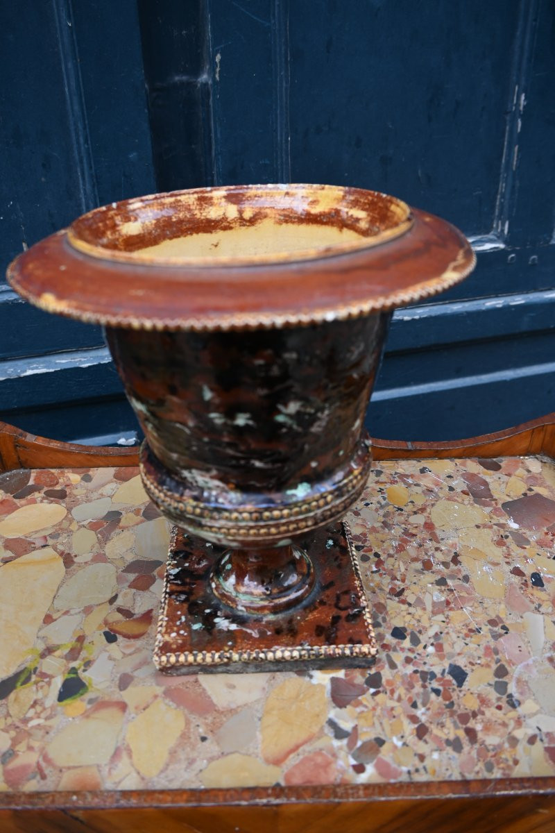 Apt, Medici Vase In Earthenware-photo-2