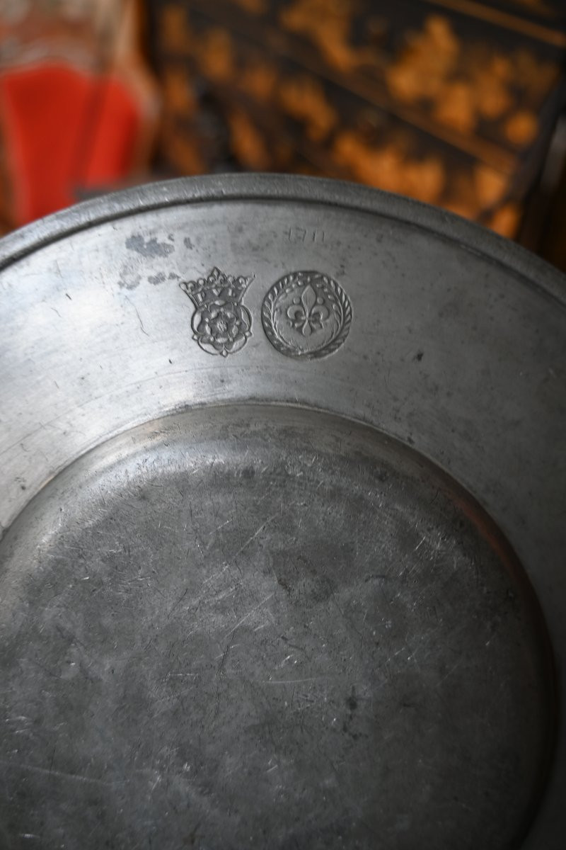Cardinal Pewter Plate XVIII-photo-6