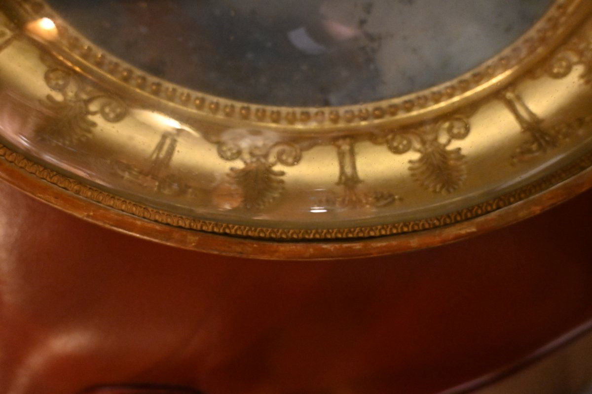 David  d Angers , dans le gout  de ,rare médaillon en cire  début XIX-photo-4