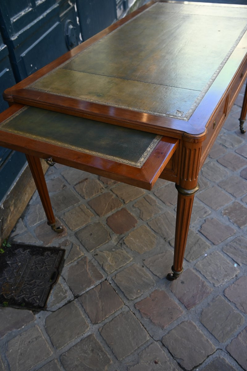 Louis XVI Period Flat Desk Stamped Avril XVIII-photo-1