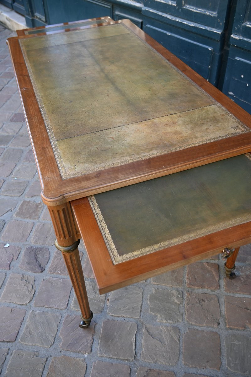 Louis XVI Period Flat Desk Stamped Avril XVIII-photo-2