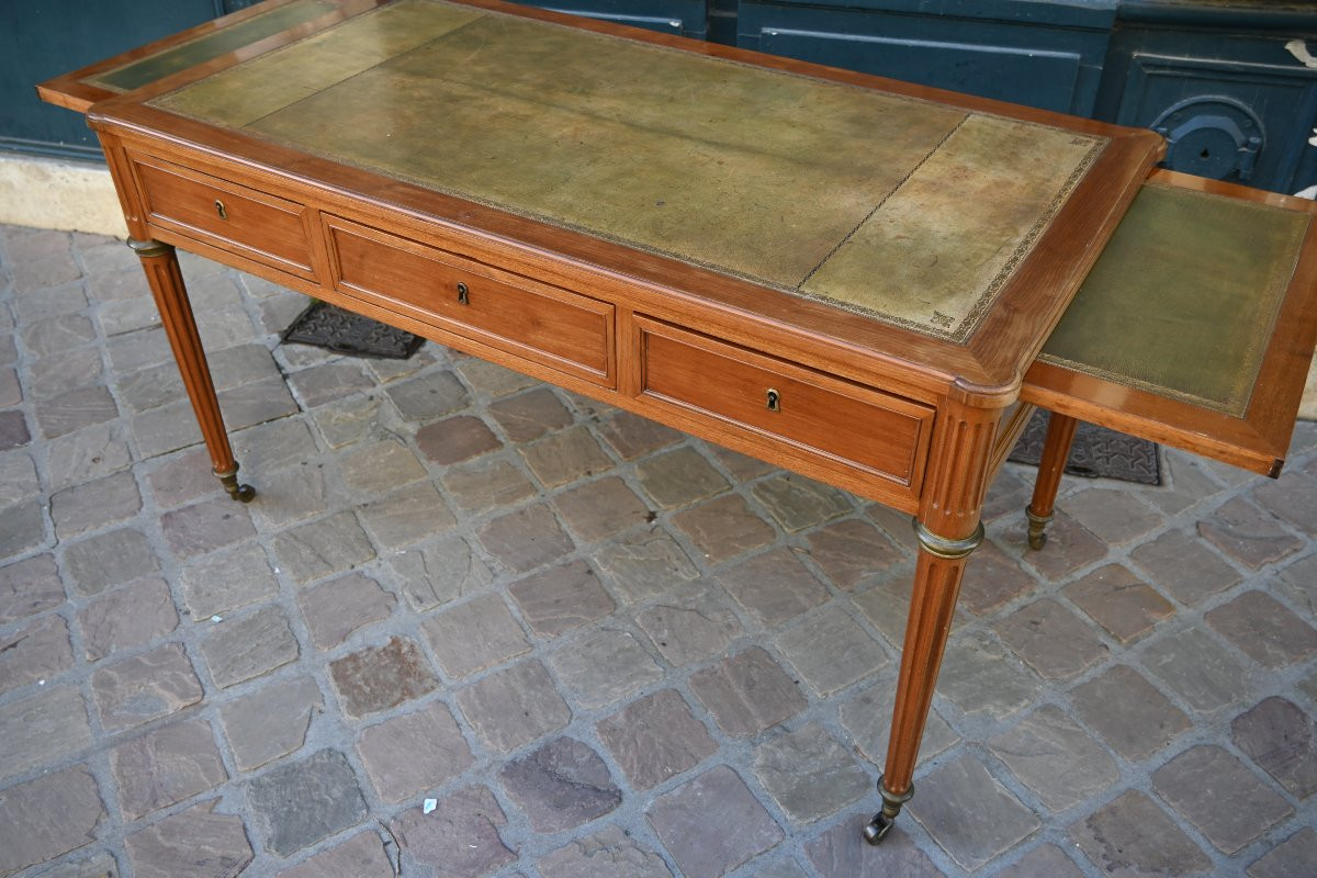 Louis XVI Period Flat Desk Stamped Avril XVIII-photo-5