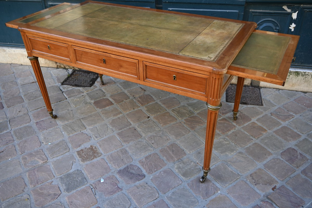 Louis XVI Period Flat Desk Stamped Avril XVIII
