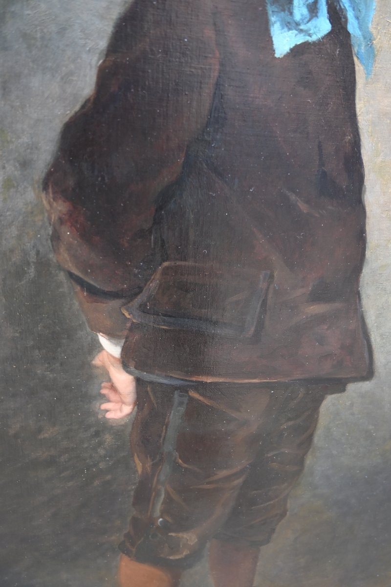 19th-century Full-length Portrait Signed By Blanchard-photo-4