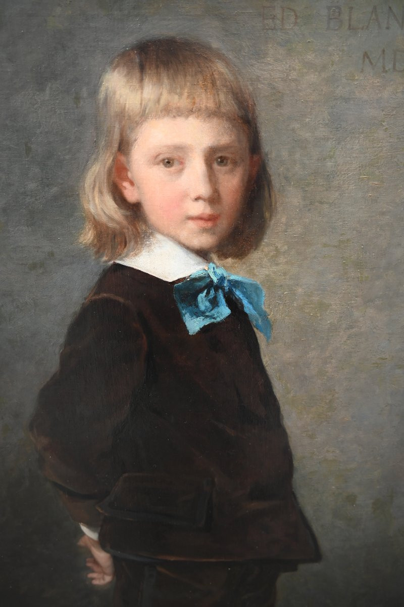 19th-century Full-length Portrait Signed By Blanchard-photo-2