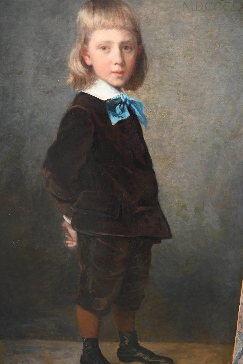 19th-century Full-length Portrait Signed By Blanchard-photo-3