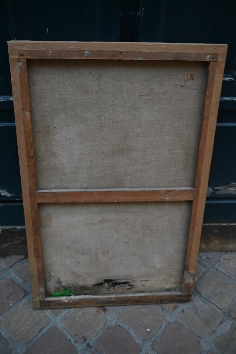 Academy Of A Nude Young Man, 19th Century Canvas-photo-7