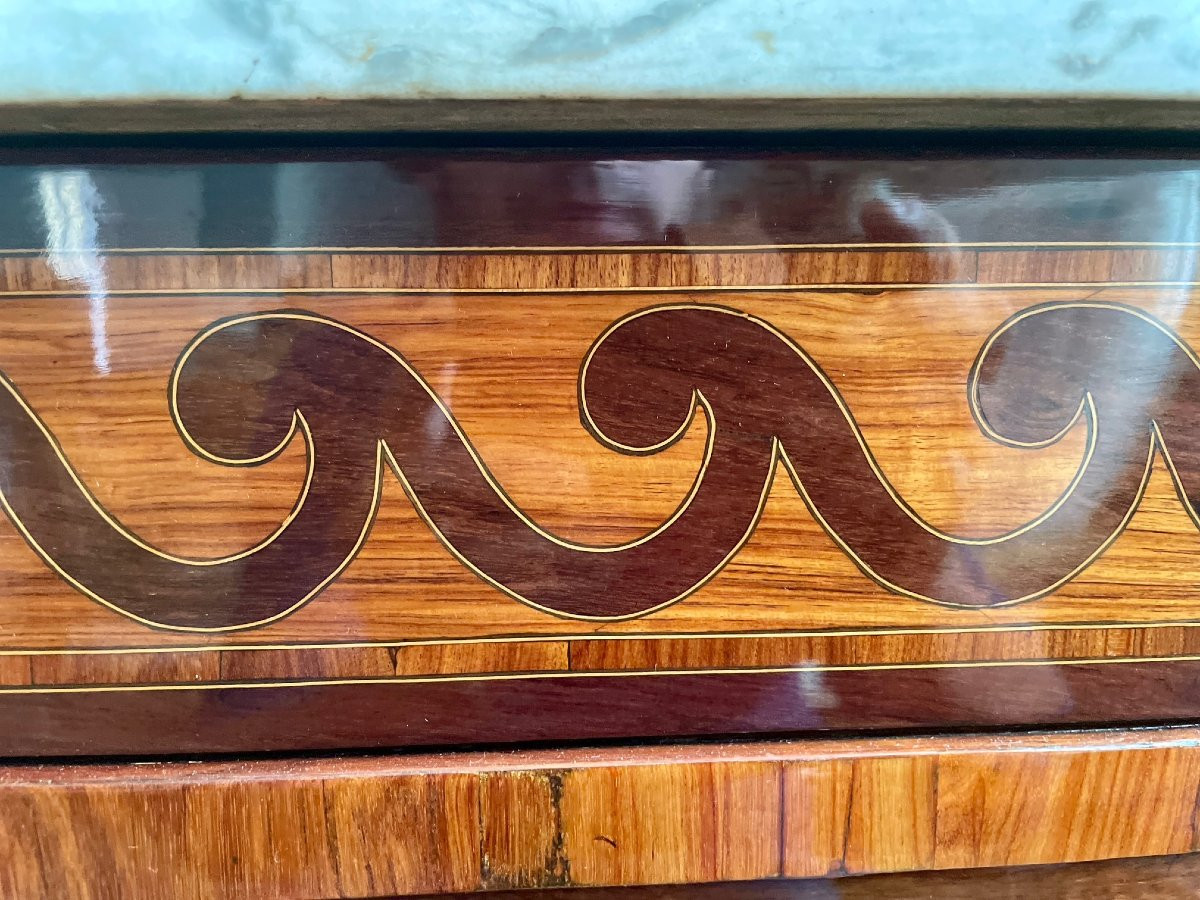 Rare Louis XVI Period Commode Stamped By Leleu-photo-5