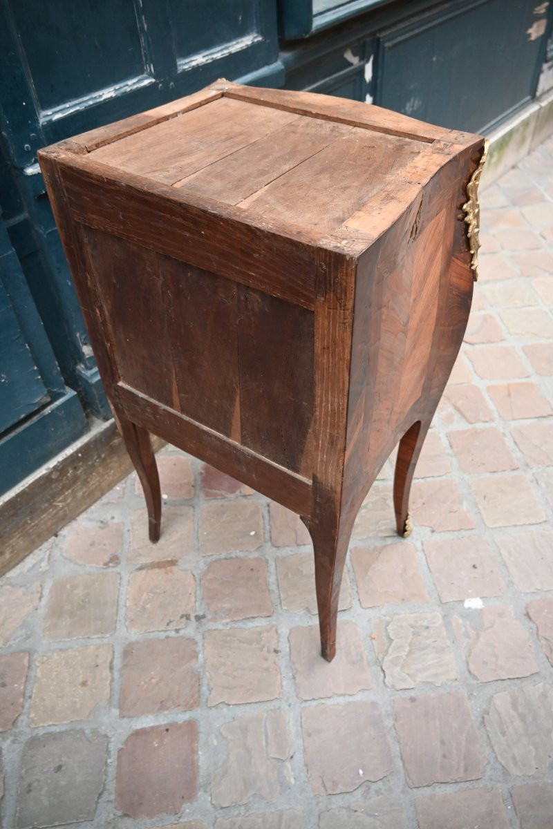 Petite commode d entre deux d époque Louis XV attribuée à Lardin-photo-1