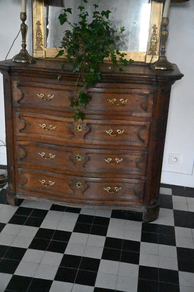 Commode en chêne du XVIII-photo-5
