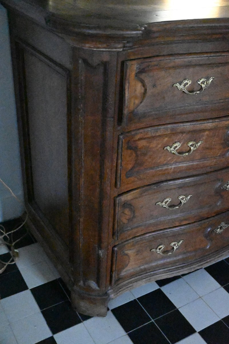 Commode en chêne du XVIII-photo-7