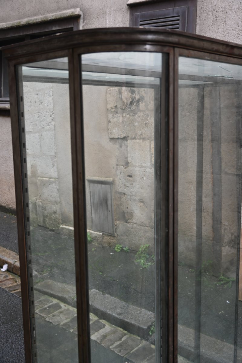 Vitrine d exposition en bronze  fin XIX-photo-3