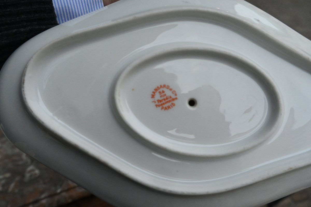 19th Century Elaine Pork Dinner Service With Coat Of Arms-photo-4