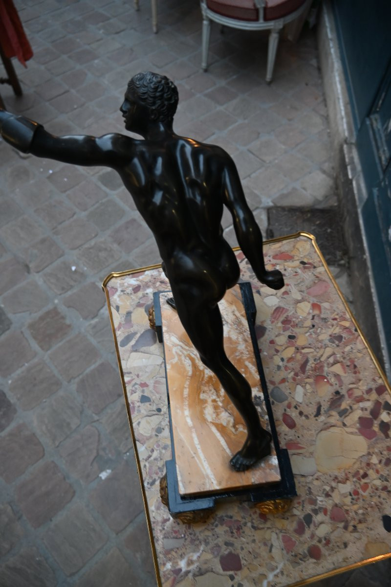Borghese Gladiator, Bronze, Grand Tour, 19th Century-photo-7