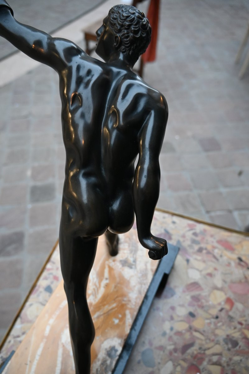 Borghese Gladiator, Bronze, Grand Tour, 19th Century-photo-8