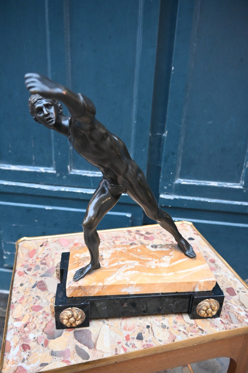 Borghese Gladiator, Bronze, Grand Tour, 19th Century