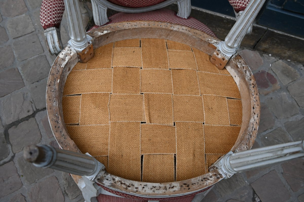 Paire de cabriolets Louis XVI , par Boulard   , XVIIII-photo-3