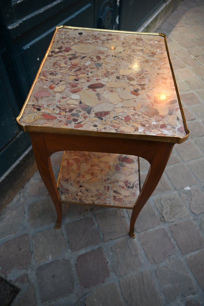 Louis XV Period Coffee Table From The 18th Century-photo-1
