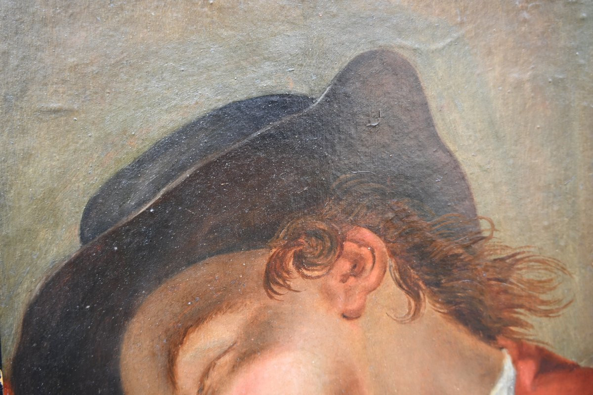 Greuze, Follower Of, Portrait Of A Young Boy -photo-1