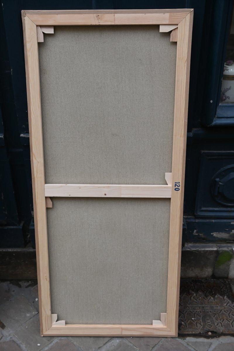 Paire de panneaux Empire XIX papier peint maison Zuber-photo-6