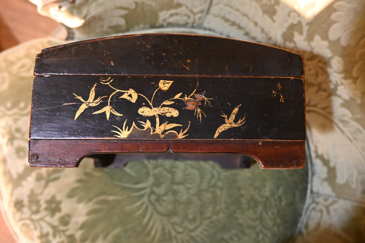 Coffret en vernis Martin , décor aux Chinois XVIII-photo-4