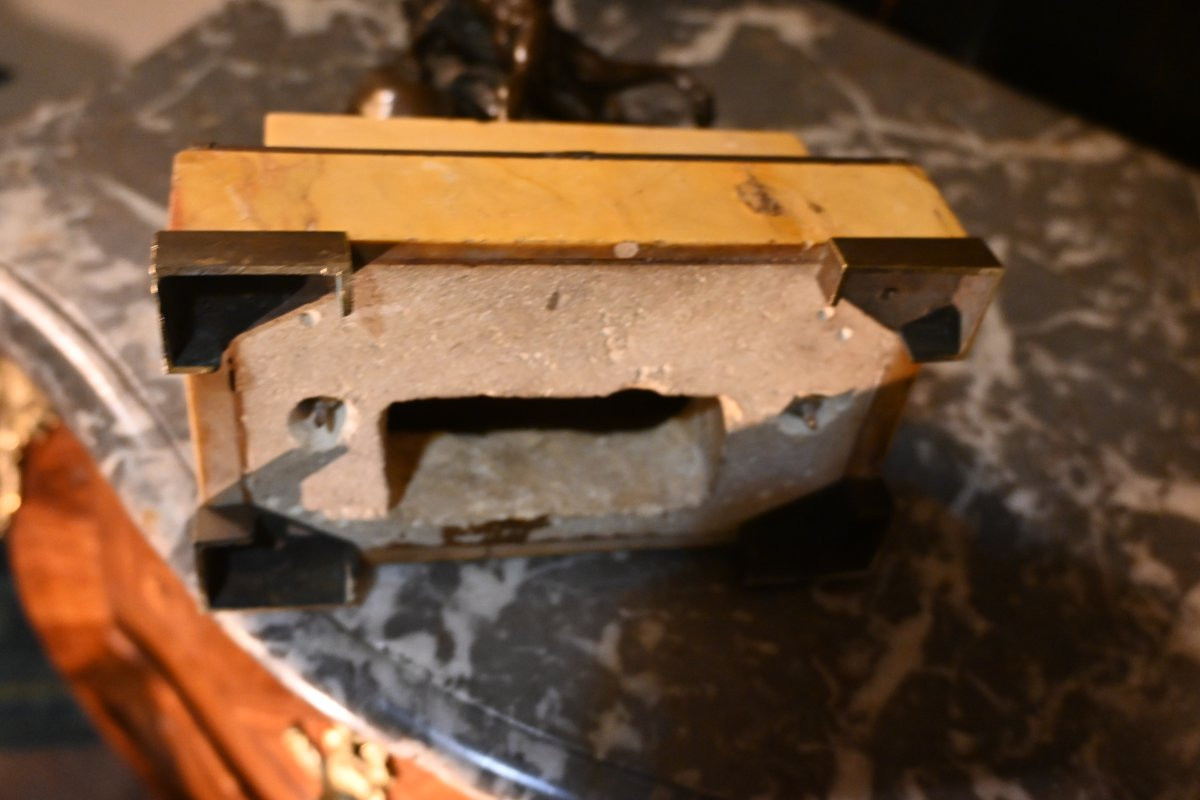 Marly Horse, Bronze From The Restoration Period, 19th Century-photo-6