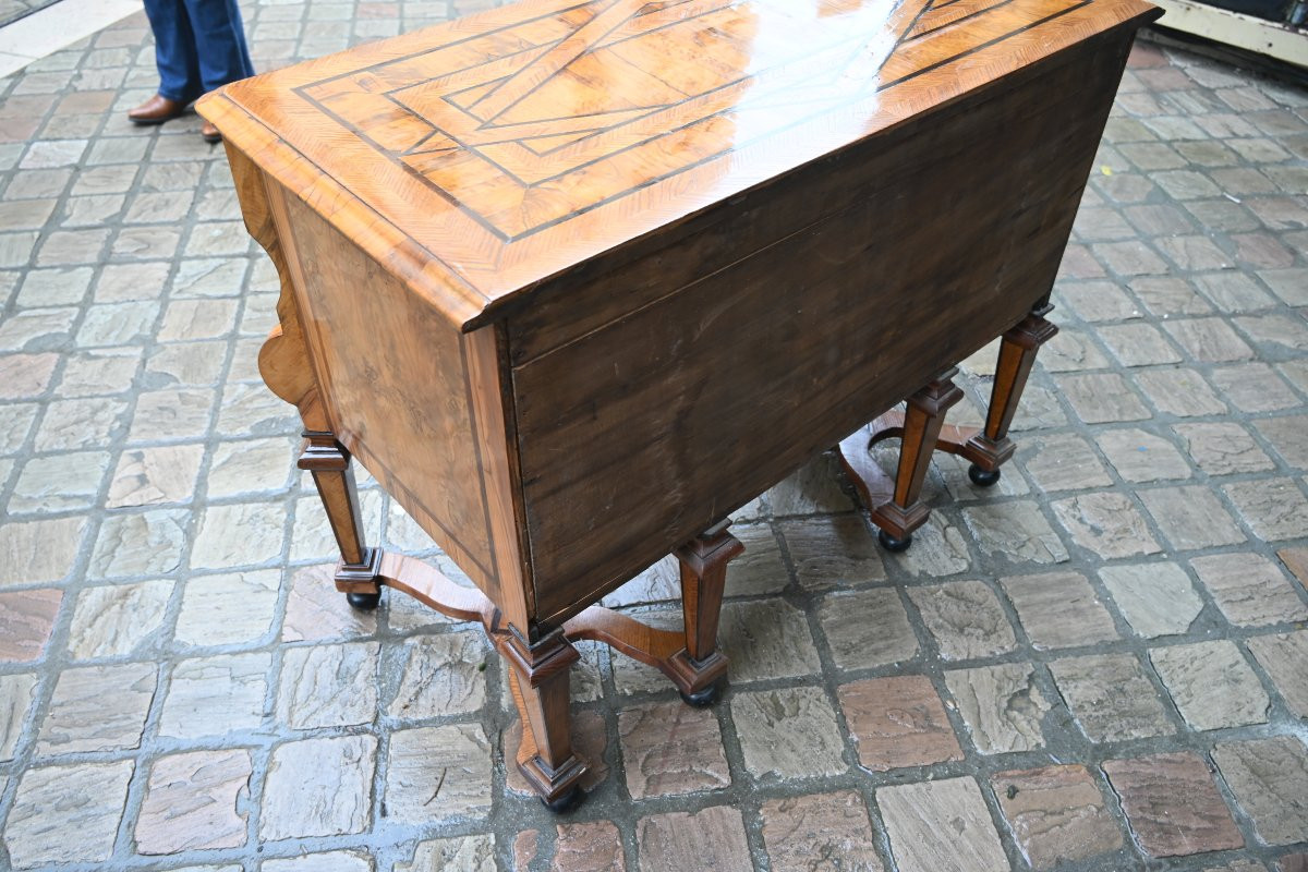 Louis XIV Period Veneered Mazarin Desk -photo-3