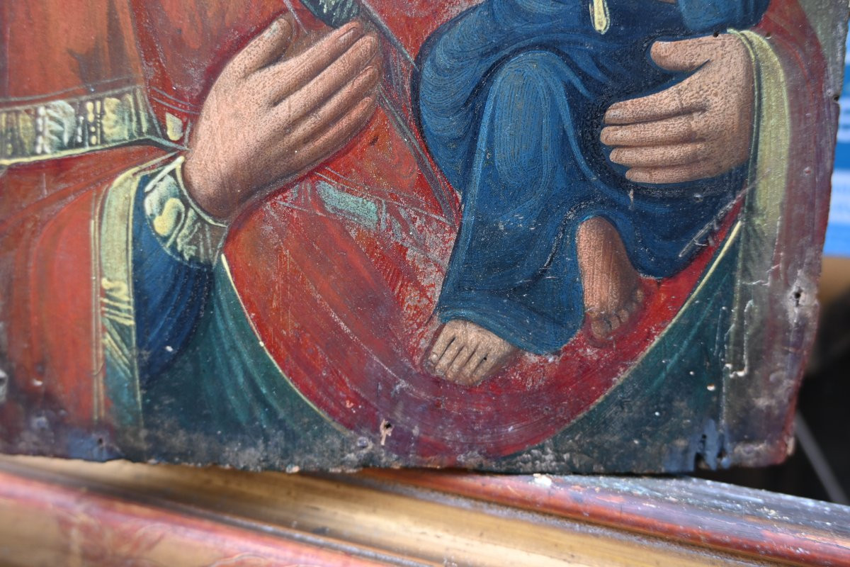 Icone de la Vierge Russie XIX-photo-3