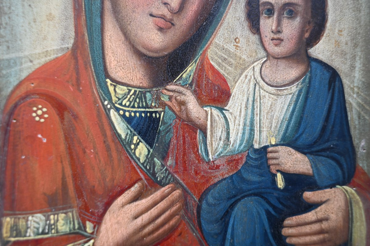 Icone de la Vierge Russie XIX-photo-1