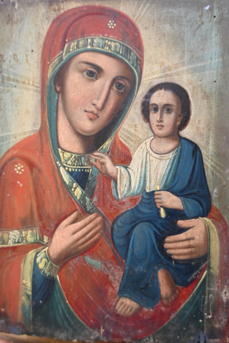 Icone de la Vierge Russie XIX