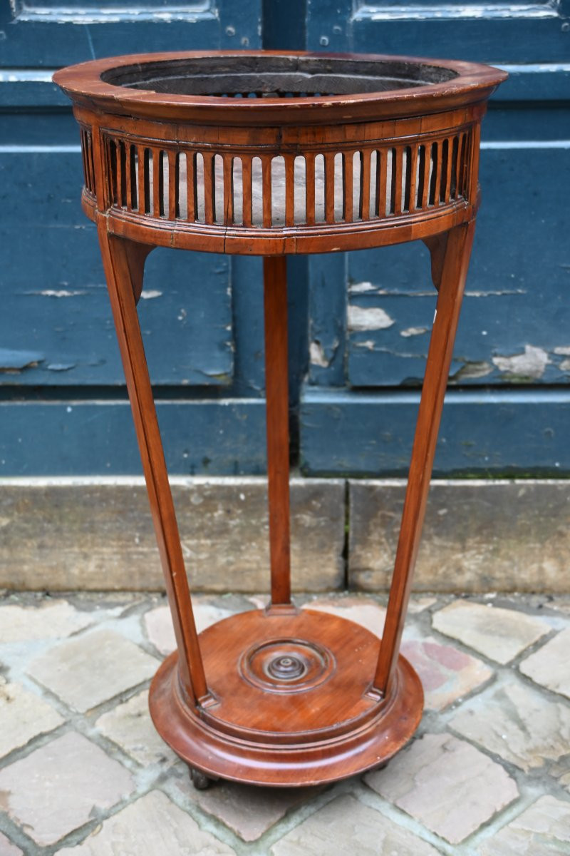 Elégante jardinière d époque Directoire fin XVIII-photo-3