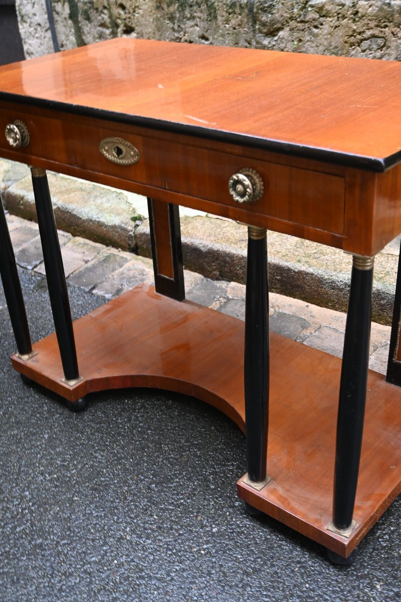 Console  d époque Consulat , travail de l Europe de l Est du XIX-photo-4