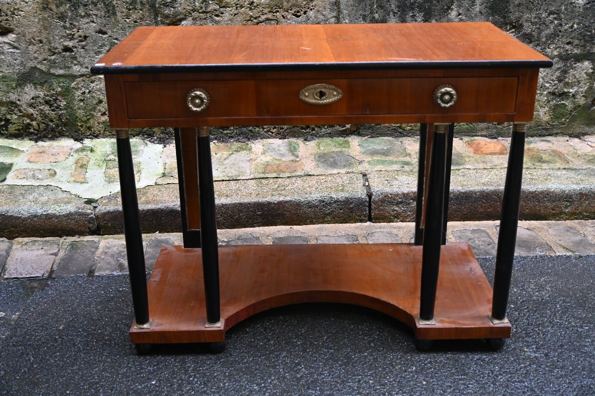 Console  d époque Consulat , travail de l Europe de l Est du XIX-photo-4