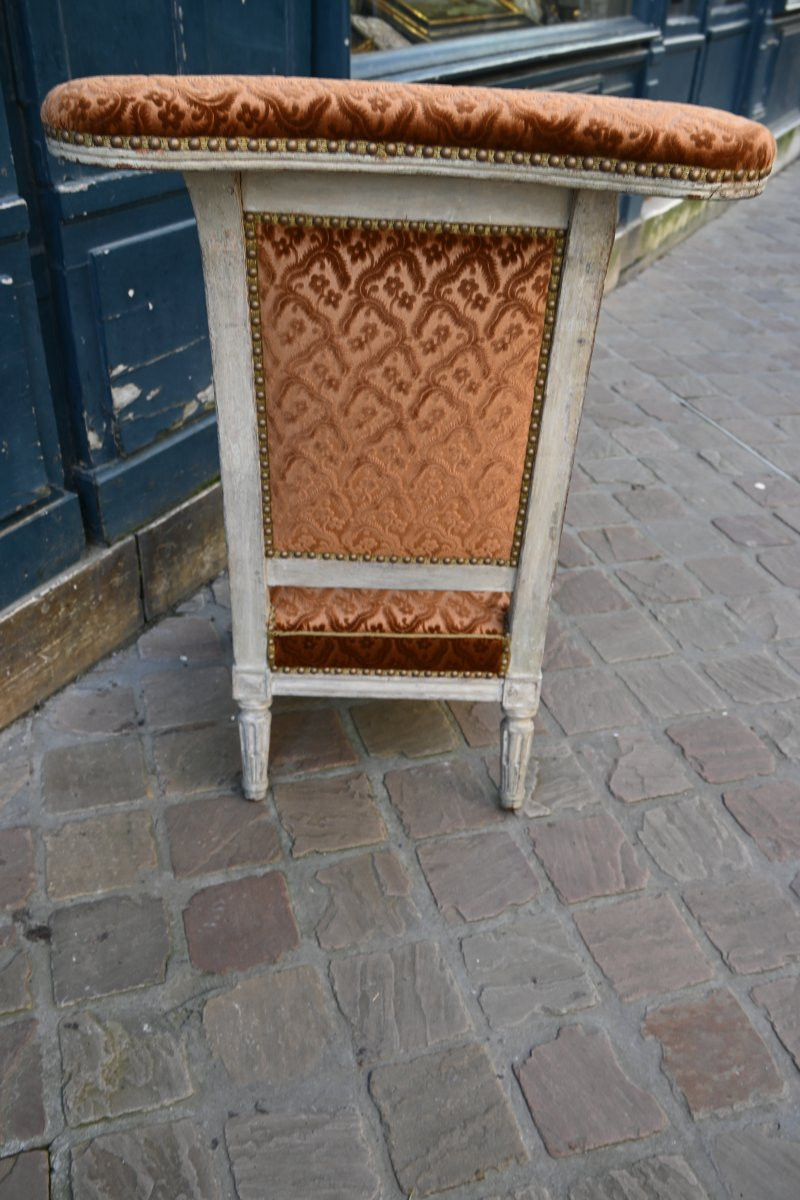 Elégante voyeuse à genou d époque Louis XVI estampillée de P. Gerard-photo-3