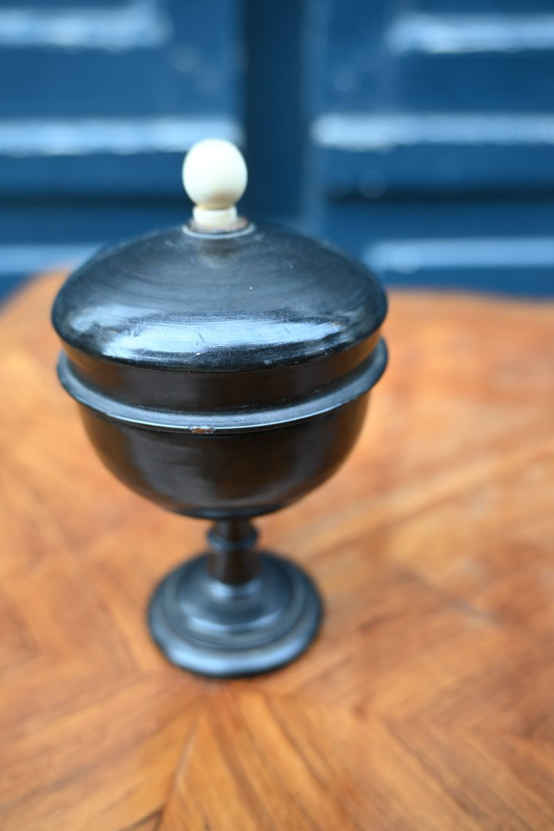 petite coupe en bois tournée du XIX-photo-5