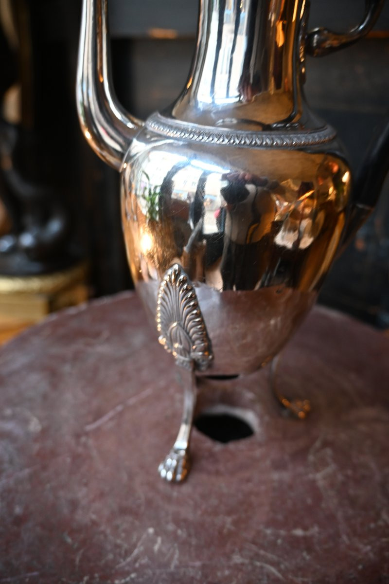 Silver Tripod Coffee Pot, Paris 1819-1838-photo-4
