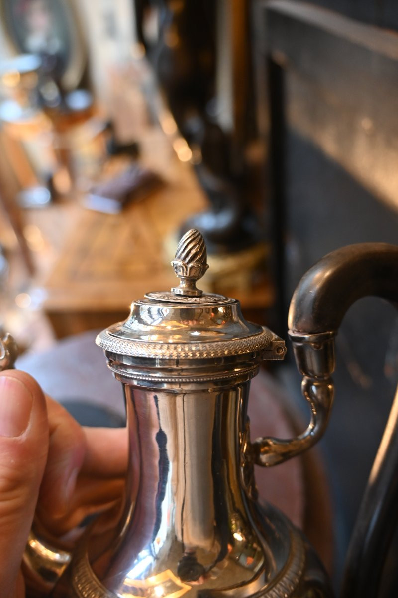 Silver Tripod Coffee Pot, Paris 1819-1838-photo-1