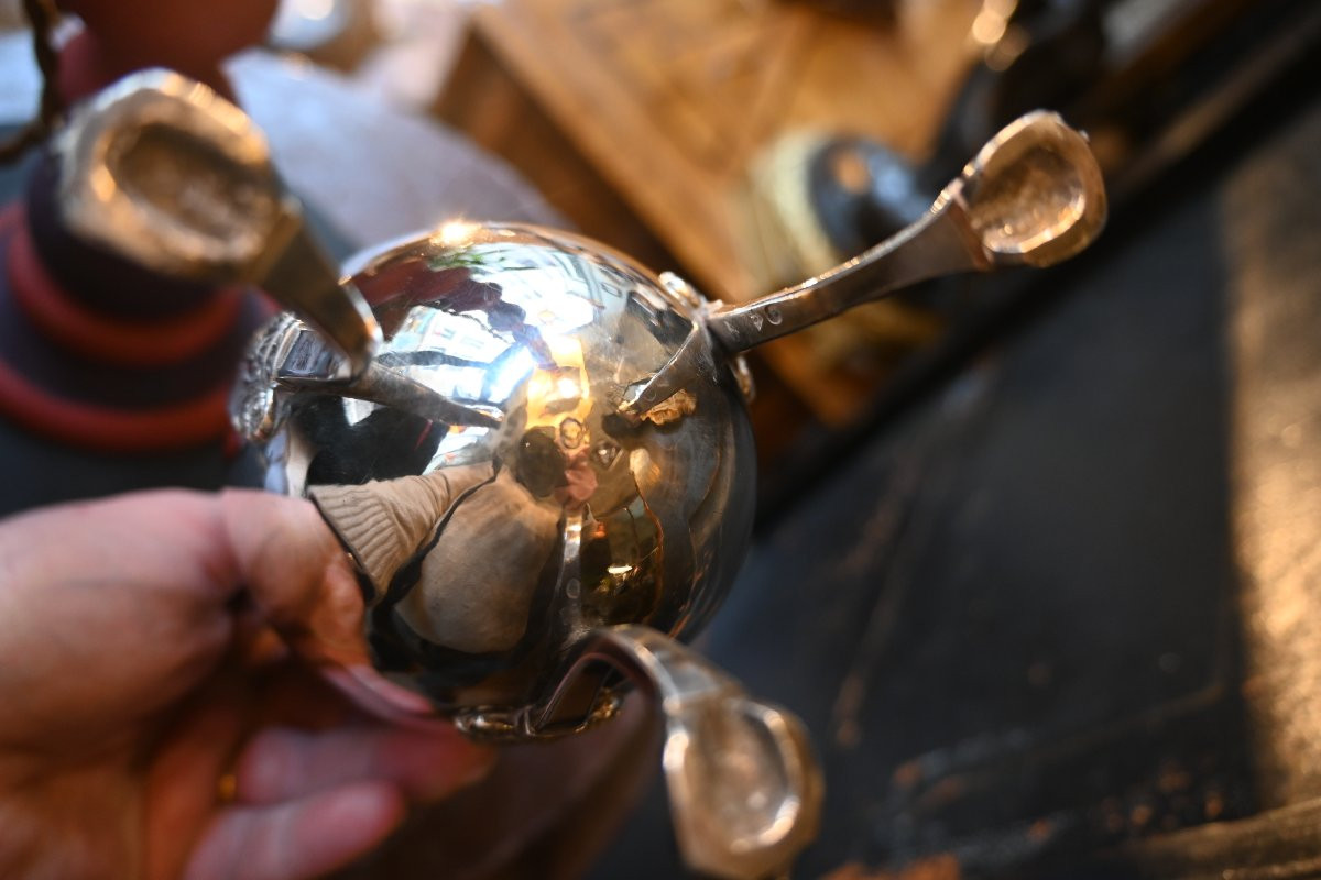 Silver Tripod Coffee Pot, Paris 1819-1838-photo-2