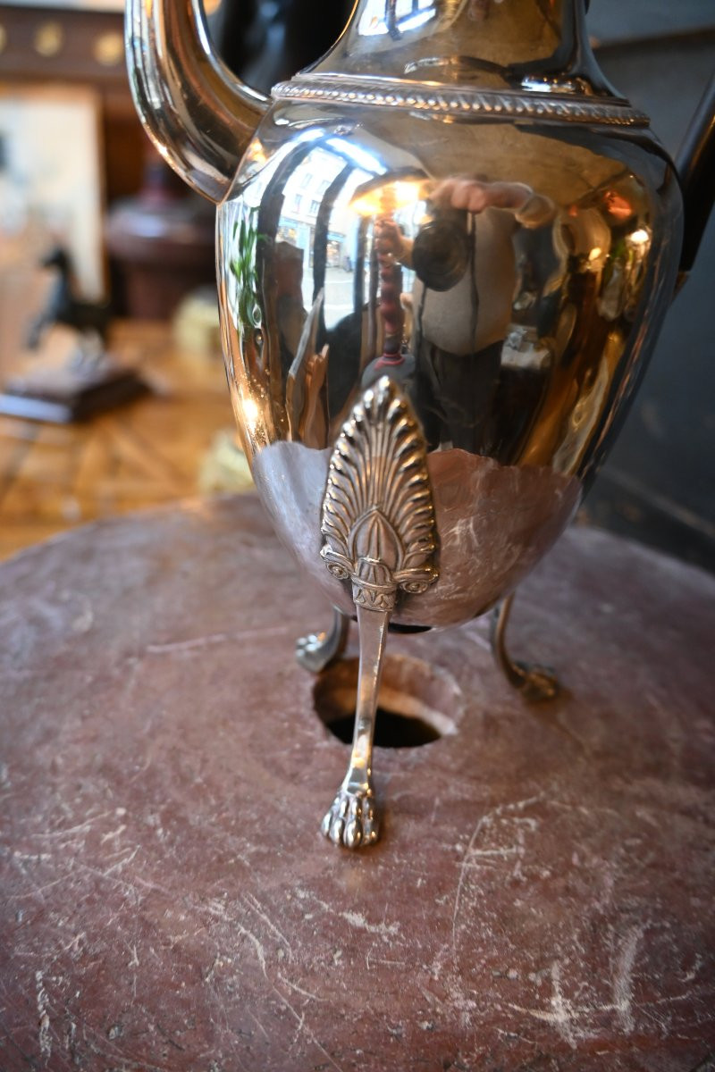 Silver Tripod Coffee Pot, Paris 1819-1838-photo-5