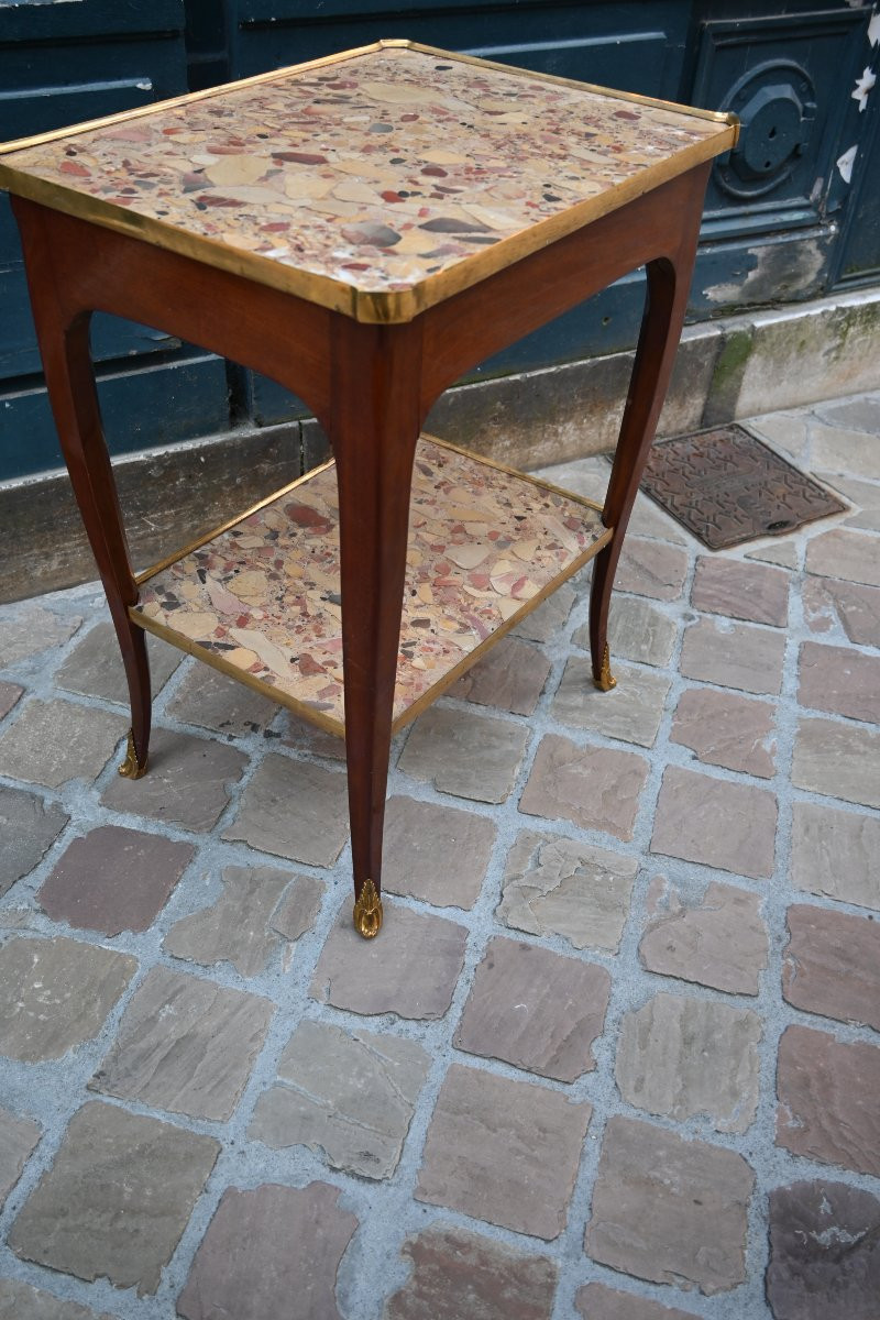 Louis XV Period Amaranth Coffee Table-photo-2