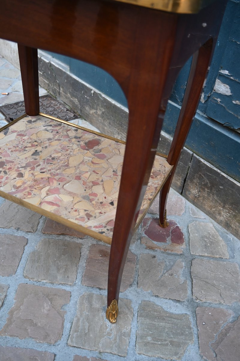 Louis XV Period Amaranth Coffee Table-photo-4