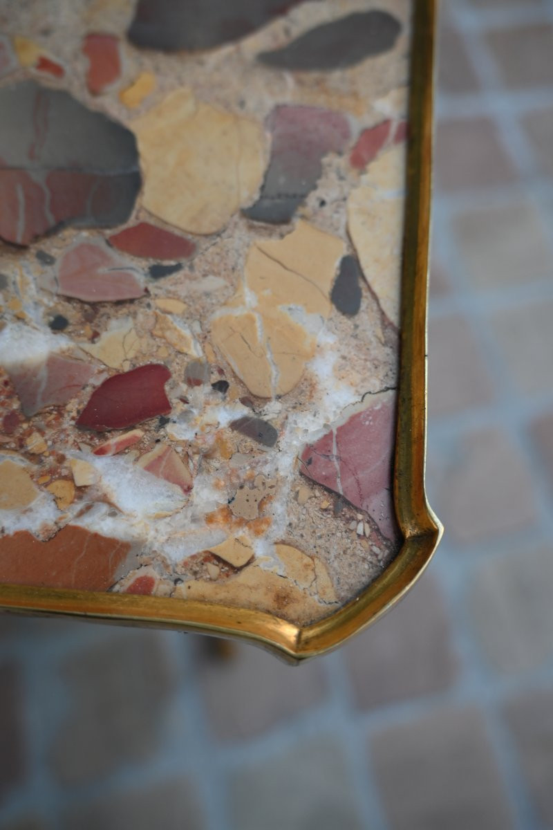 Louis XV Period Amaranth Coffee Table-photo-6