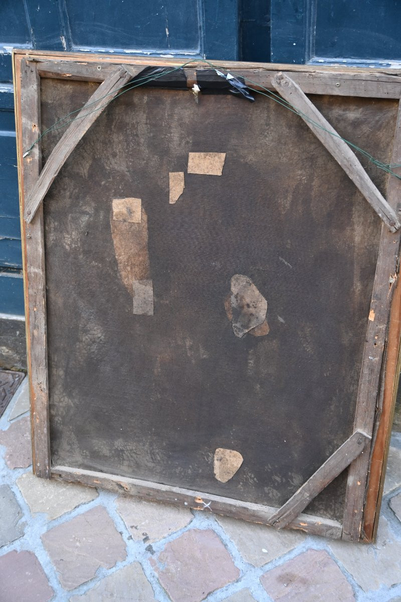 Portrait Of An 18th-century Man, Naval Commander, Order Of Saint Louis, Viscount Of La Bretonnière-photo-7