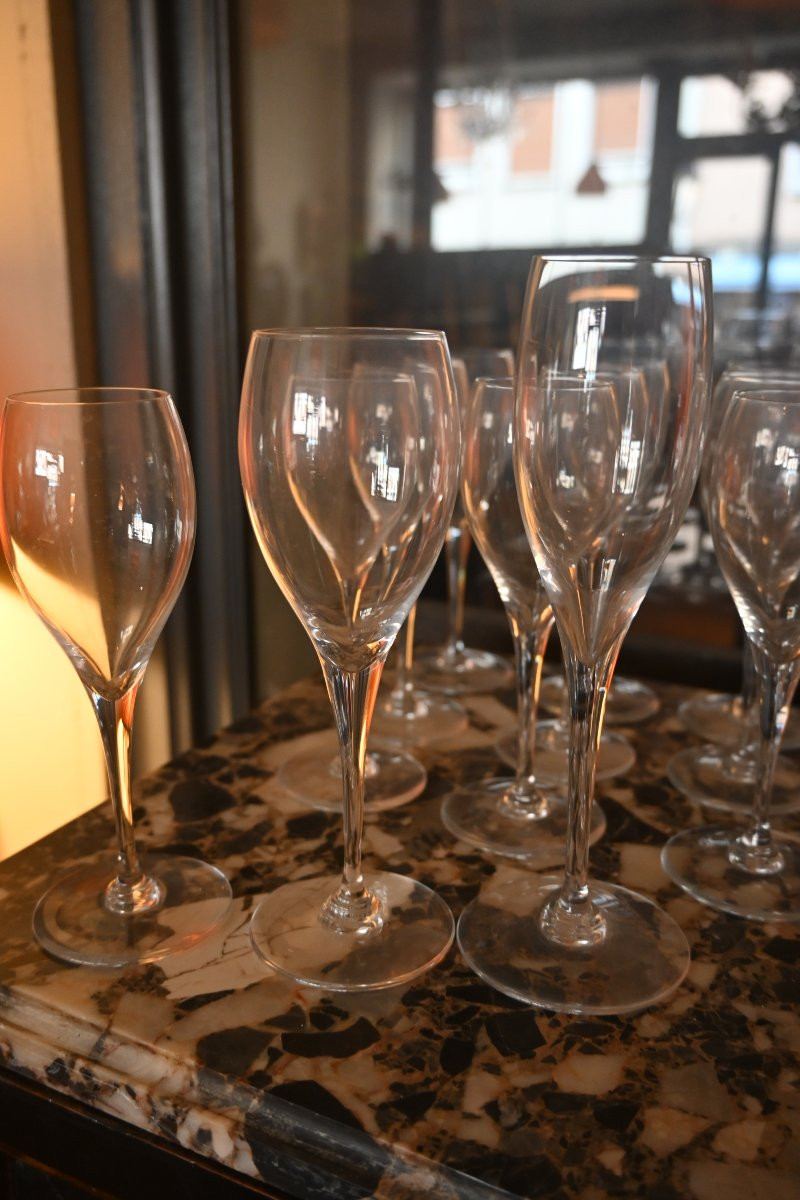 Baccarat , service  en cristal  modèle  Saint Remy de 35 pièces-photo-5