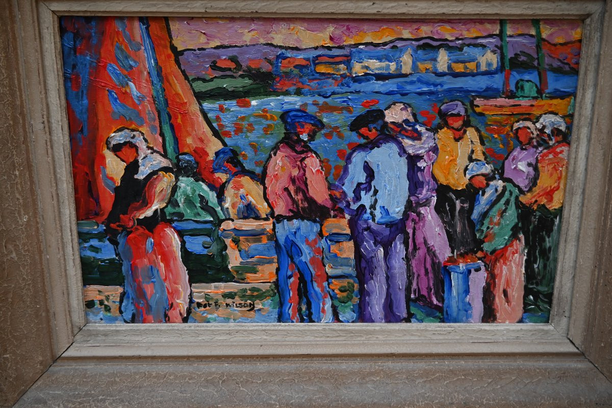 Concarneau Fishermen By Pat F Wilson -photo-2