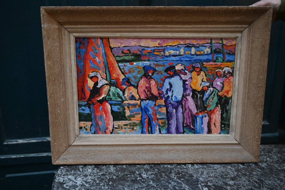 Concarneau Fishermen By Pat F Wilson -photo-3