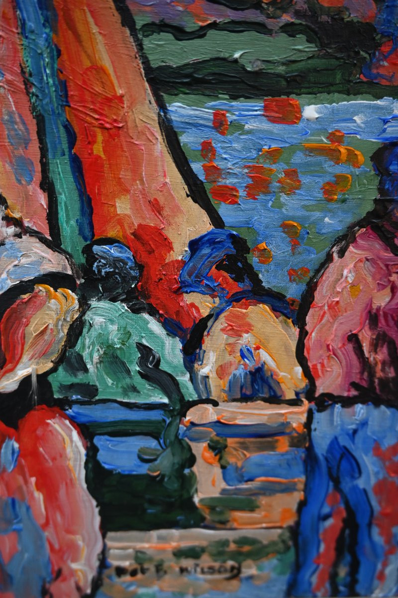 Concarneau Fishermen By Pat F Wilson -photo-1