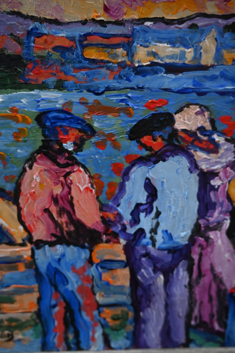 Concarneau Fishermen By Pat F Wilson -photo-2