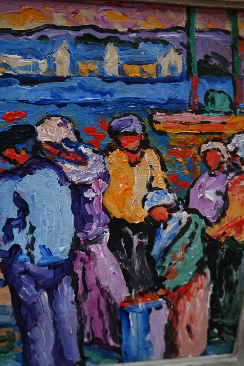 Concarneau Fishermen By Pat F Wilson -photo-3