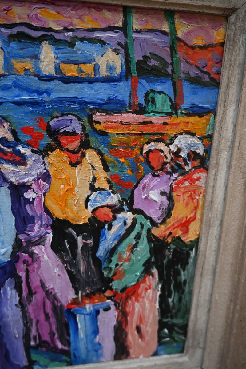 Concarneau Fishermen By Pat F Wilson -photo-4